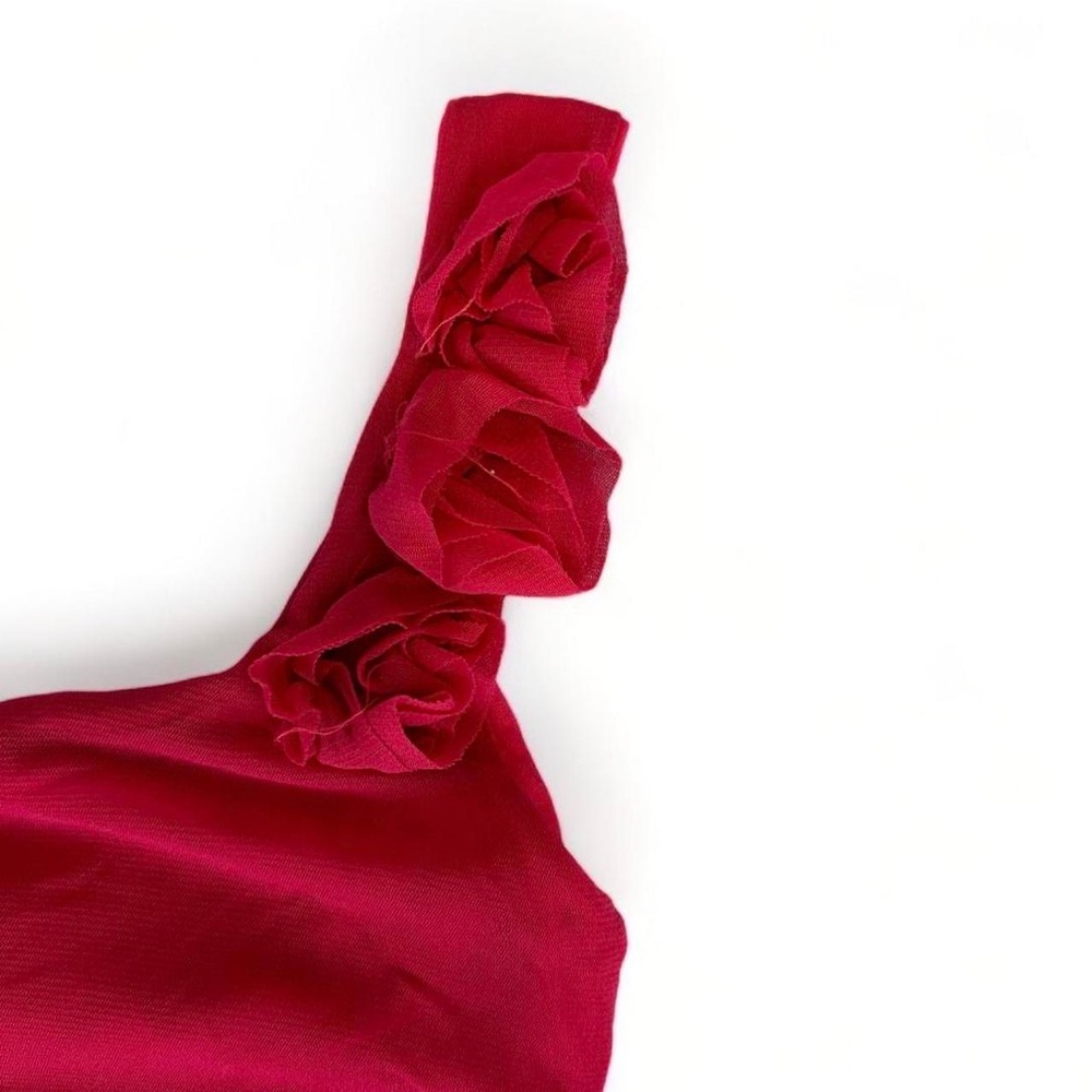 Asymmetrical Ruched Mini Dress - Picture 3 of 4